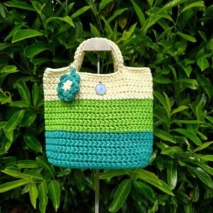 purple tote bag